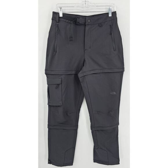 The North Face Women's Size 6 Reg Black Bridgeway Zip Off Pant NWT - Picture 1 of 15